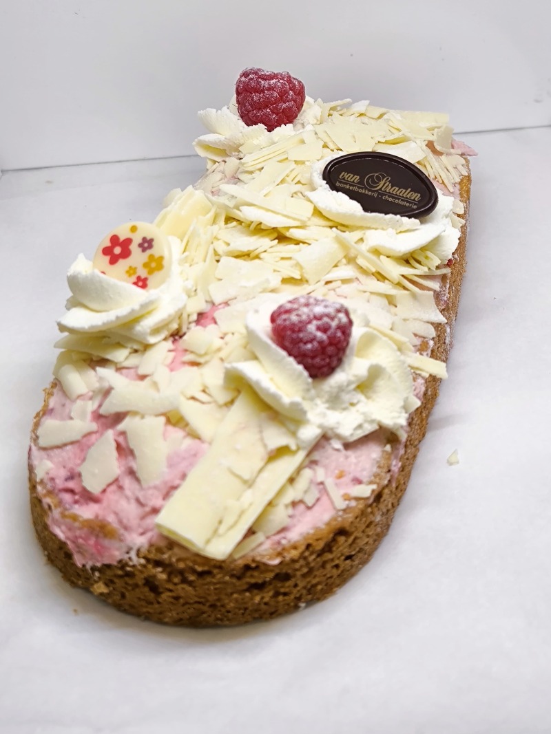 witte chocolade Frambozenslof